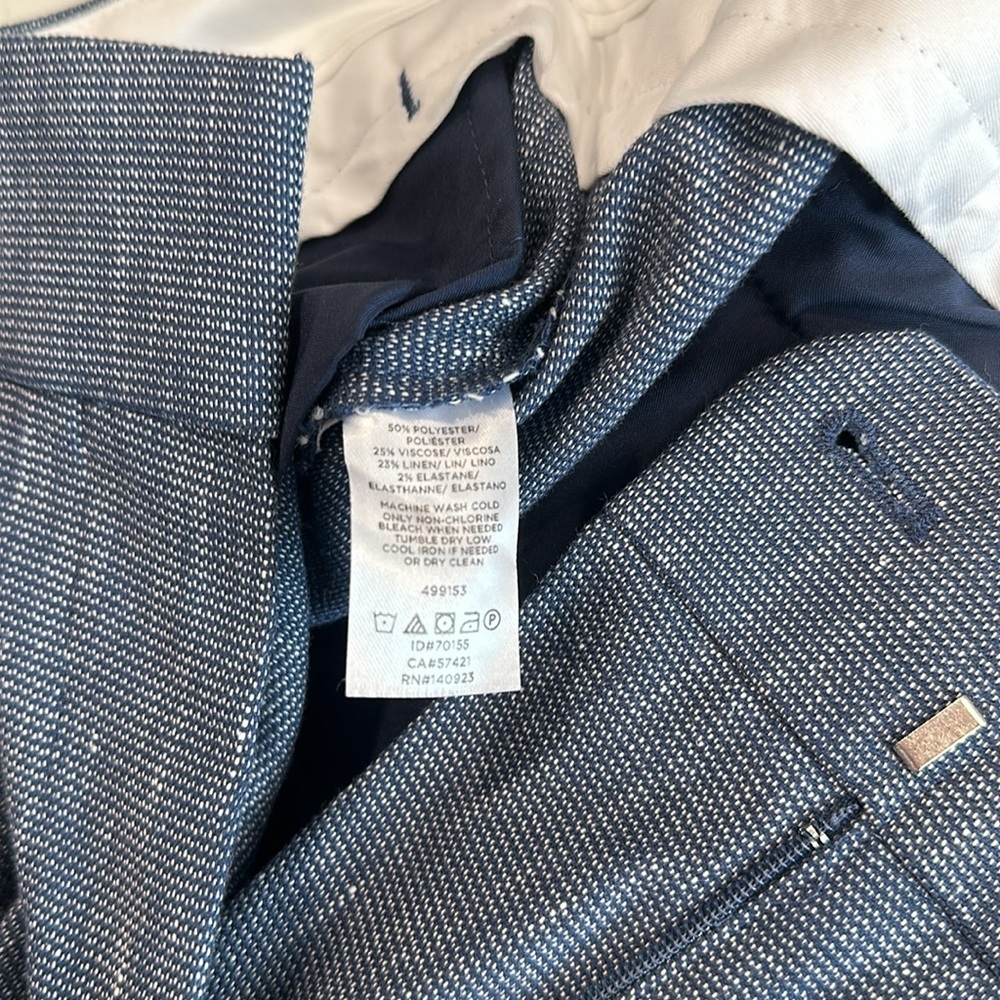 LOFT Blue & White Pants - Picture 5 of 5
